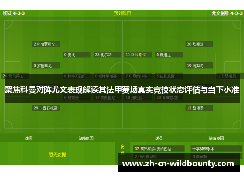 聚焦科曼对阵尤文表现解读其法甲赛场真实竞技状态评估与当下水准